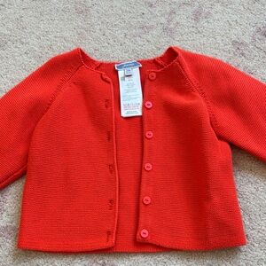Jacadi Bright Red Kids Sweater